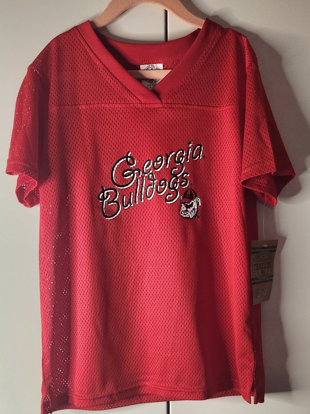 Georgia Bulldogs Kids Red Mesh Jersey